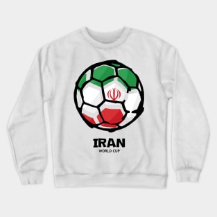 Iran Football Country Flag Crewneck Sweatshirt